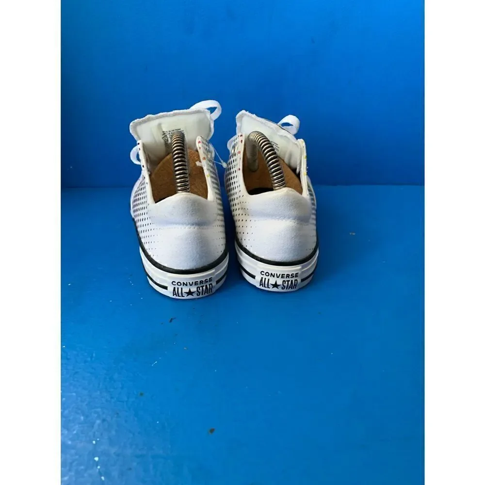 Converse Rainbow Dot Madison Shoes Sneaker Youth sz 3 White 666308F